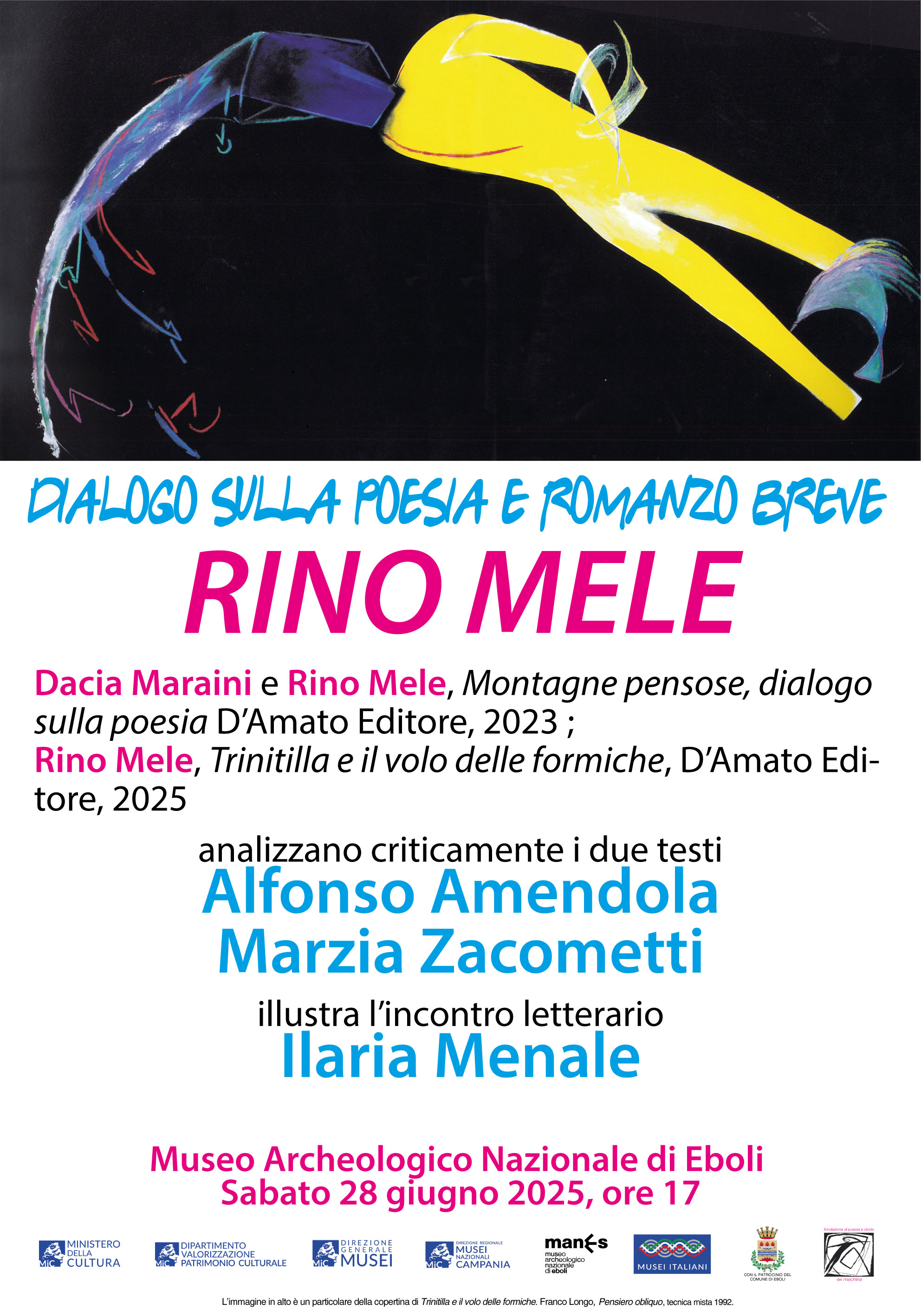 Dialogo sulla poesia e romanzo breve | Incontro letterario al ManES - Museo archeologico nazionale di Eboli